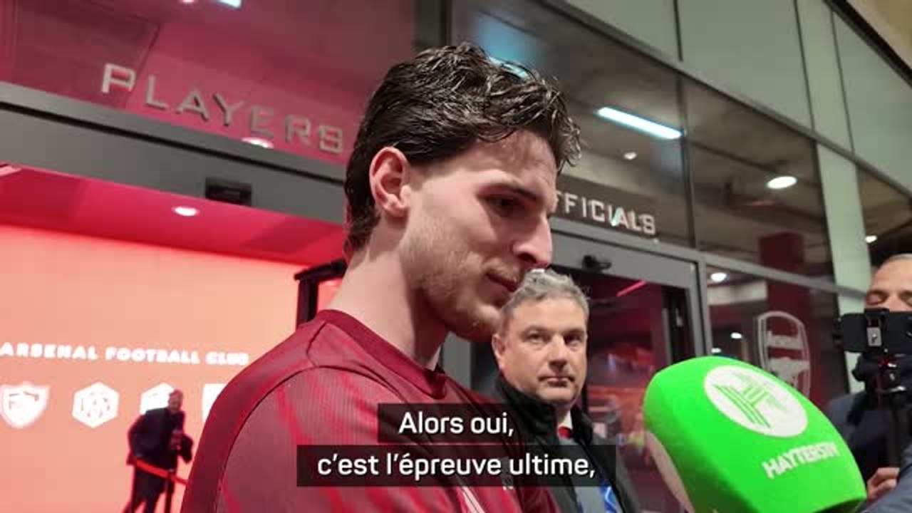 Arsenal - Rice avant le choc face à Man. City : "C'est l'épreuve ultime"