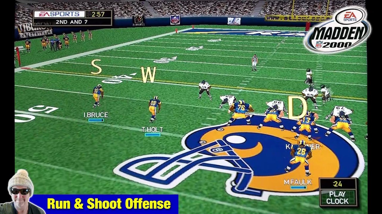 Madden NFL 2000: How to run the Run & Shoot Offense