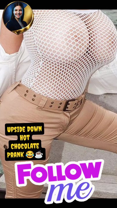 Upside Down Hot Chocolate Prank 😂☕ | He Didn’t Expect That!