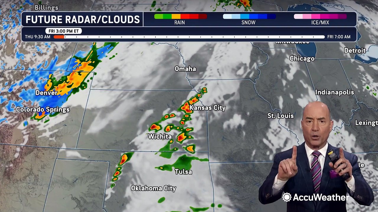 Dangerous setup unfolding on Friday for the central US