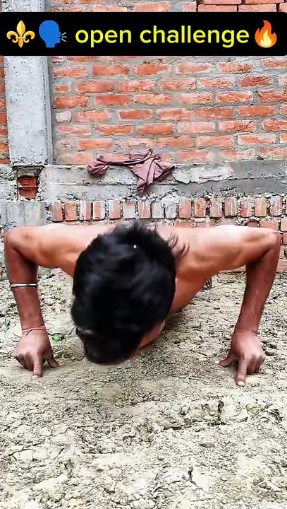 2 finger pushups challenge💪 | extreme strength💪