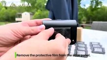 AdalyRoma 6 X Lámparas Solares para Exteriores