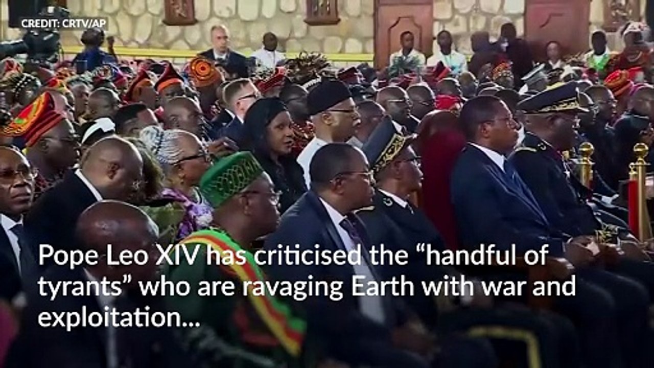 Pope attacks the ‘handful of tyrants’ ravaging Earth with war and exploitation