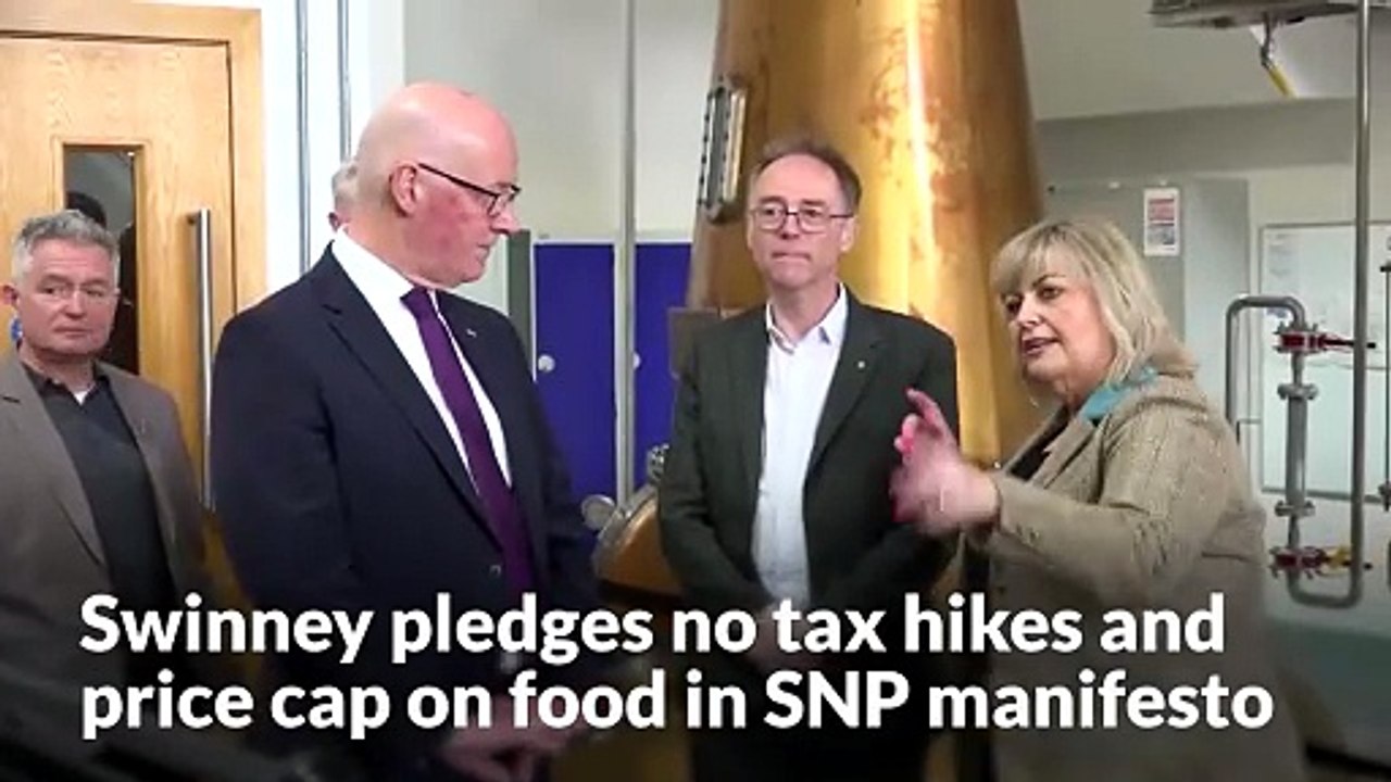 Swinney pledges no tax hikes and price cap on essential food in SNP manifesto