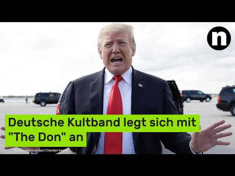 Donald Trump: KI-Video löst Musik-Zoff aus - deutsche Kultband legt sich mit 'The Don' an