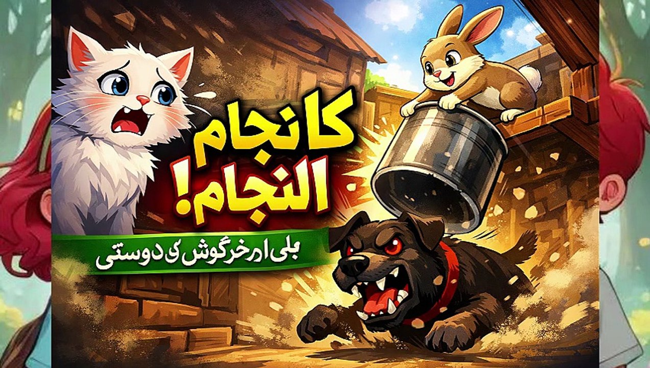 “Hasad Ka Anjaam – Billi aur Khargosh Ki Dosti | Moral Story for Kids in Urdu”