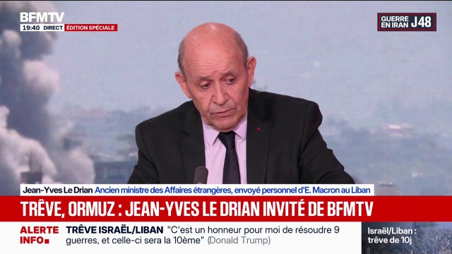 Détroit d'Ormuz: Jean-Yves Le Drian, ancien ministre des Affaires étrangères, considère que le blocage de Donald Trump est un acte de guerre