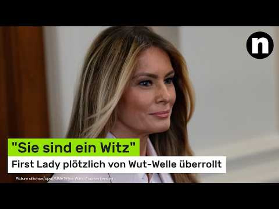 Melania Trump: 'Sie sind ein Witz' - First Lady plötzlich von Wut-Welle überrollt