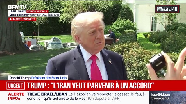 Trêve Israël/Liban: Nous nous sommes mis d'accord pour un cessez-le-feu qui inclura le Hezbollah , affirme Donald Trump