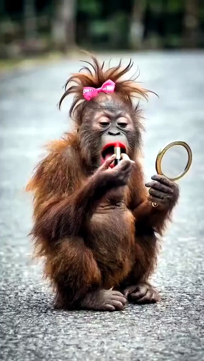 Funny monkey video