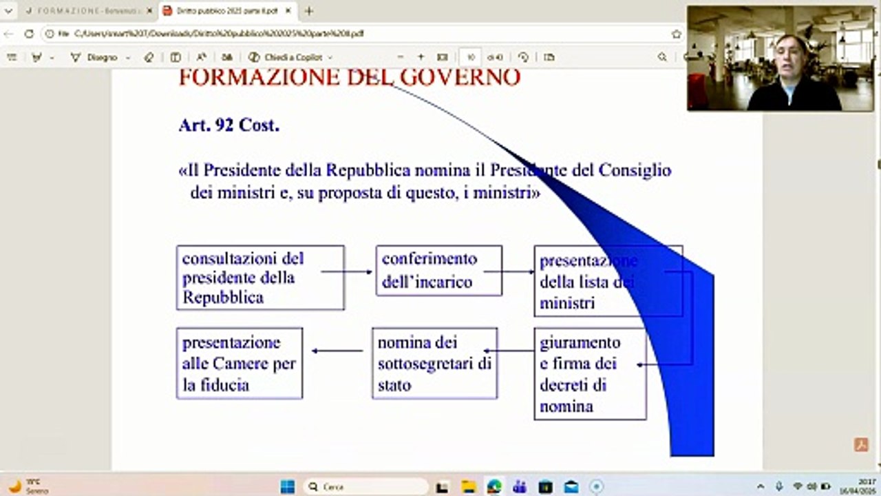 Il governo parte I