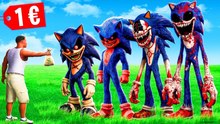 J’achète tous les Sonic.exe pour 1 $ dans GTA 5 ! (Incroyable)