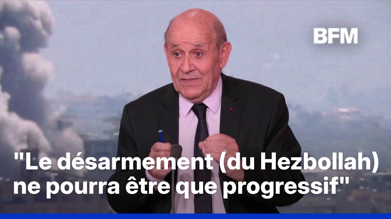 Trêve entre Israël et le Liban: la réaction de Jean-Yves Le Drian sur les négociations en cours