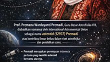 Profesor ITB namanya di abadikan jadi nama asteroid