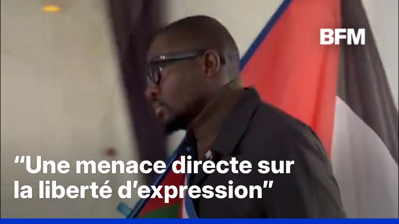 Le maire de La Courneuve hisse le drapeau palestinien pour dénoncer la loi Yadan