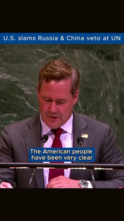 US Slams Russia China Veto on Strait of Hormuz UN Vote