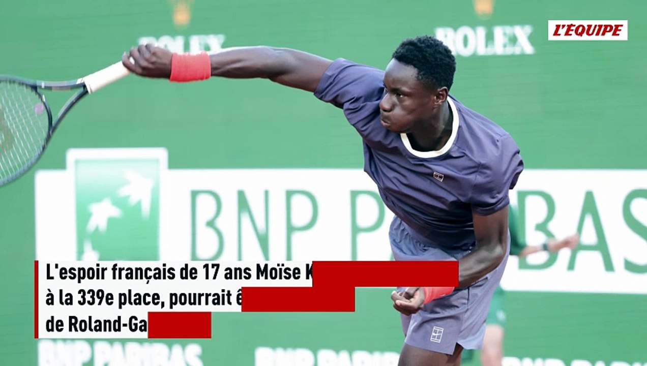 Moïse Kouame va-t-il être invité à Roland-Garros ? « La décision va appartenir dans un premier temps à son staff » - Tennis - Roland-Garros