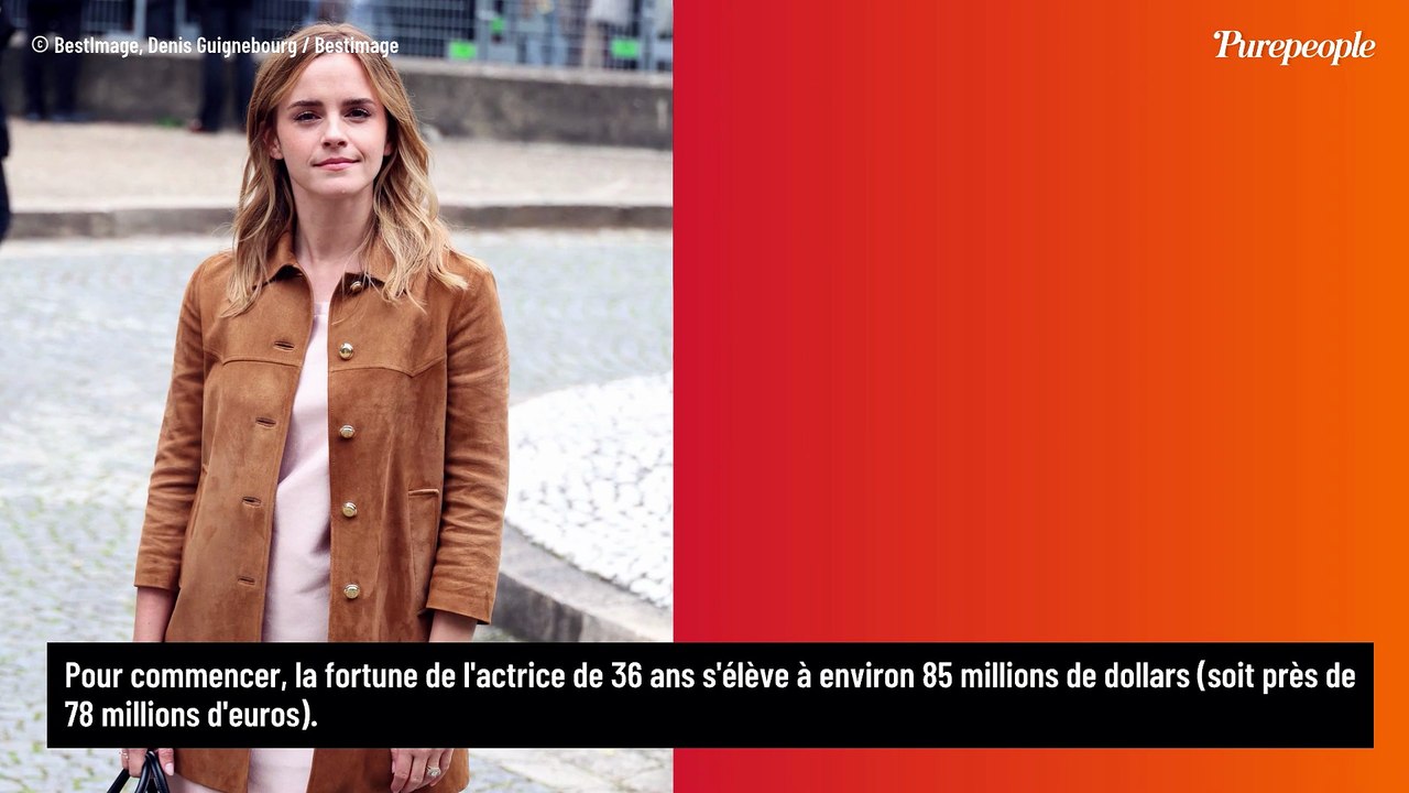 Entre la France et l'Angleterre : comment Emma Watson gère sa fortune estimée à près de 80 millions d'euros