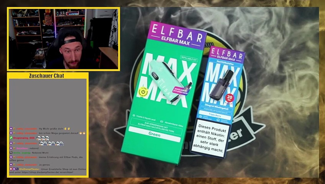 Elfbar Max und Triple Berry Review und Geschmackstest