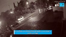 En La Plata, un motociclista atropelló a una mujer y se dio a la fuga