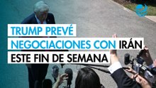 Trump asegura tener una "muy buena relación" con Irán y espera negociaciones este fin de semana