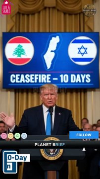 Trump Announces 10-Day Lebanon Ceasefire After 'Excellent Talks' with Aoun & Netanyahu