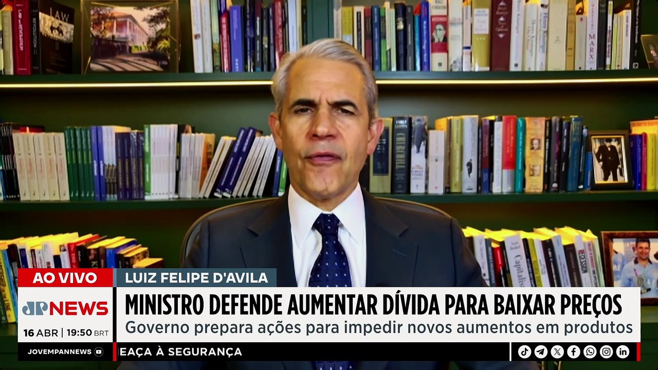 Ministro defende aumentar dívida para conter pr...