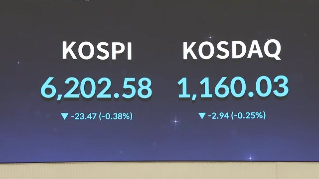 코스피, 0.02% 오른 6,227.33으로 개장 / YTN