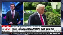 Trump anuncia cessar-fogo de 10 dias entre Israel e Líbano para negociações de paz