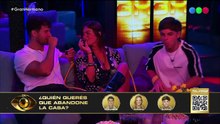 Así fue la fogosa noche de Luana, Zunino y Fabio en Gran Hermano