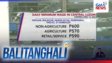 Daily minimum wage in Central Luzon, starting April 16, 2026 | Balitanghali
