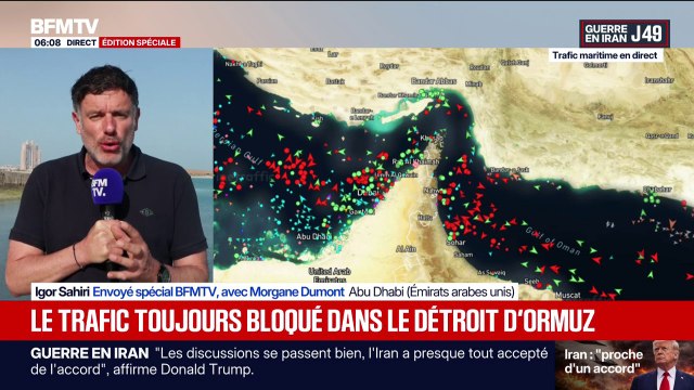 Guerre au Moyen-Orient: le trafic toujours bloqué dans le détroit d'Ormuz