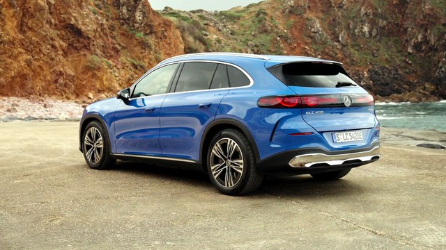 Mercedes-Benz GLC 400 4MATIC with EQ Technology Design Preview in Sheer blue metallic