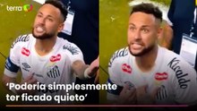 Neymar reconhece que errou ao discutir com torcedor do Santos: ‘Peço desculpa a quem se ofendeu’