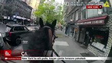 New York’ta atlı polis, çanta hırsızını yakaladı