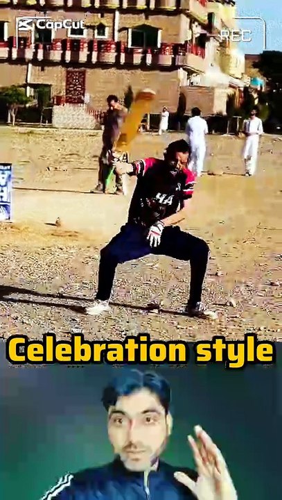 The Most Unique Six Celebration in Cricket History 🔥🏏#Cricket #Sixer #Celebration #CricketReels #ViralCricket