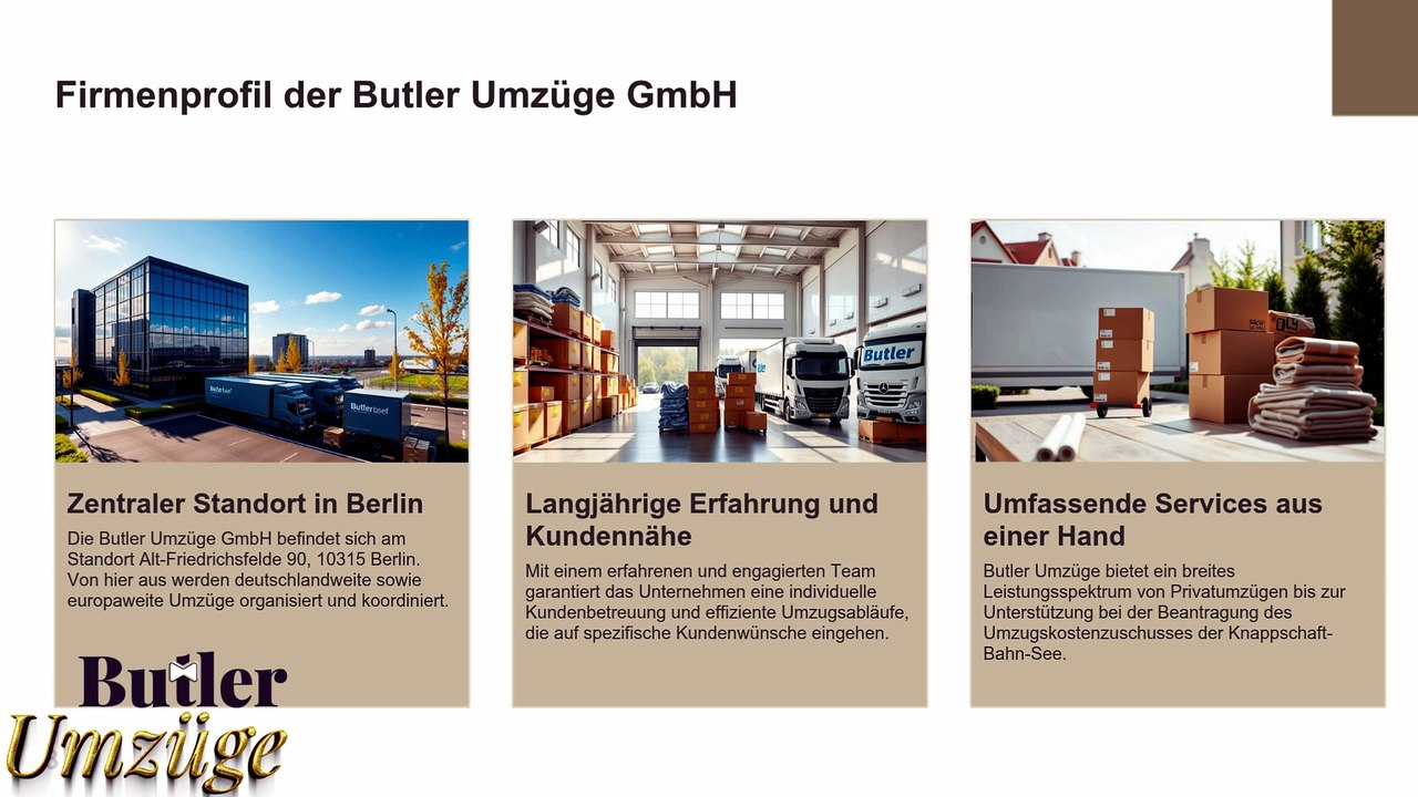 Knappschaft-Bahn-See Umzugskostenübernahme Butler Umzüge GmbH