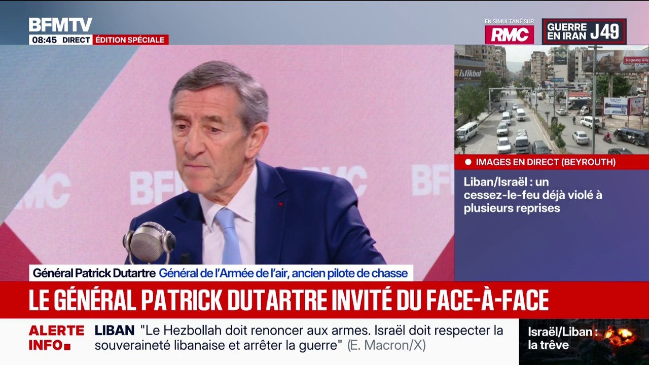 Guerre au Moyen-Orient: "Les Britanniques ont peut-être été moins vigilants que nous. L'état de la flotte britannique est préoccupant", déclare Patrick Dutartre, général de l'Armée de l'Air