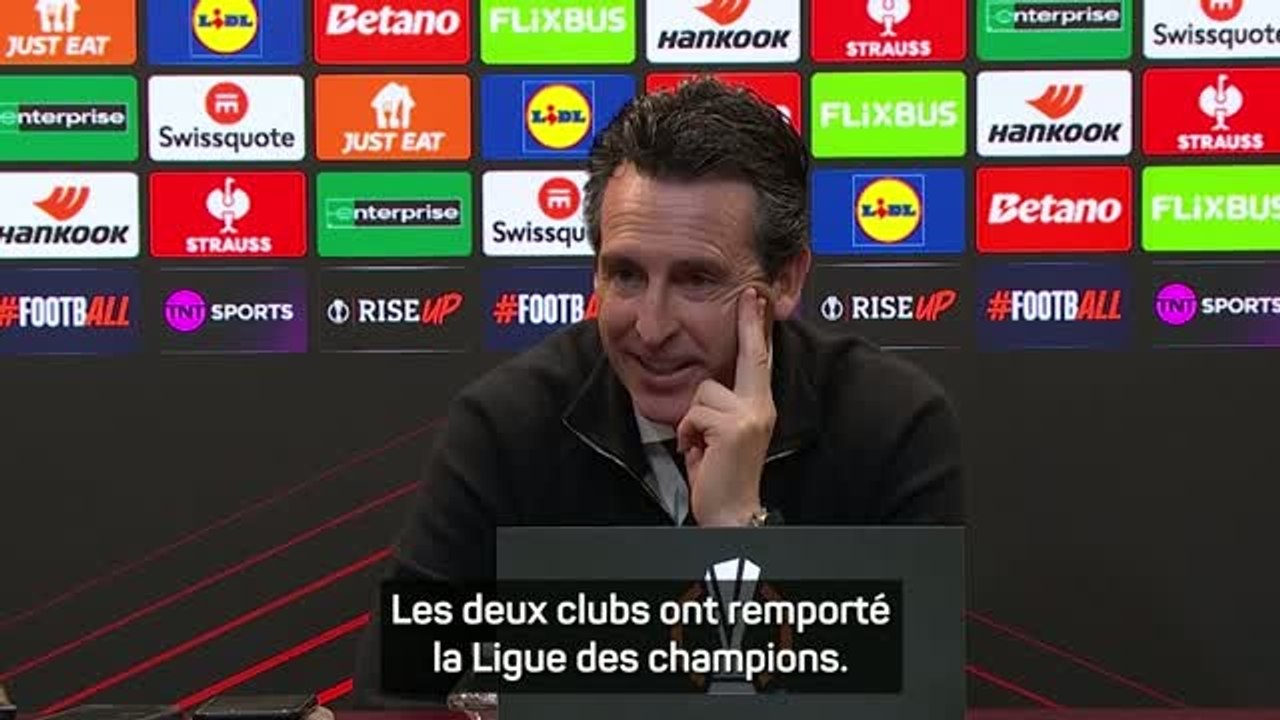 Aston Villa - Emery impatient de disputer une demi-finale "spéciale" contre Nottingham Forest