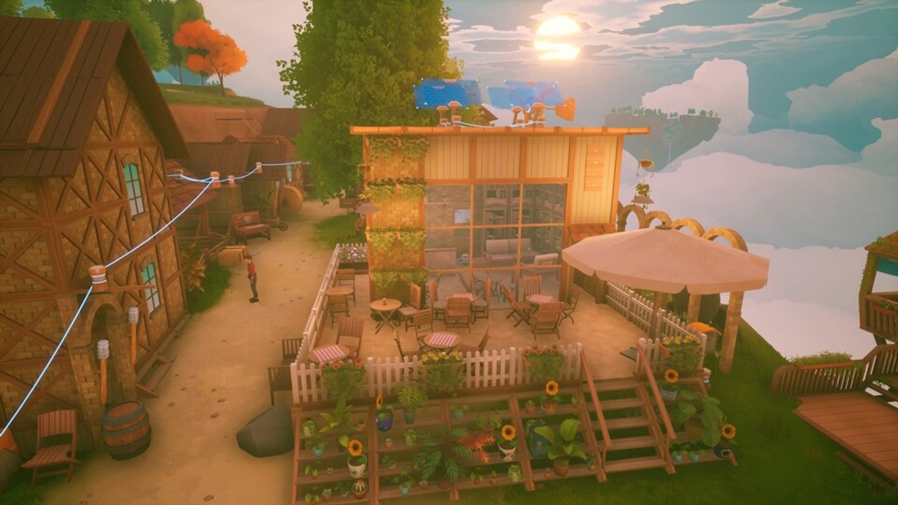 Solarpunk: Das potenzielle Cozy-Highlight aus Deutschland zeigt mehr vom Bauen und Erkunden auf den schwebenden Inseln