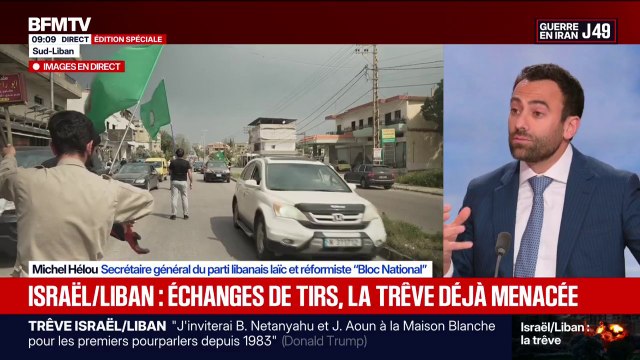 Guerre au Moyen-Orient: Pour nous ce qui compte, ce n'est pas seulement que cette guerre se termine, c'est que ce soit la dernière , déclare Michel Hélou, secrétaire général du parti libanais laïc et réformiste “Bloc National”