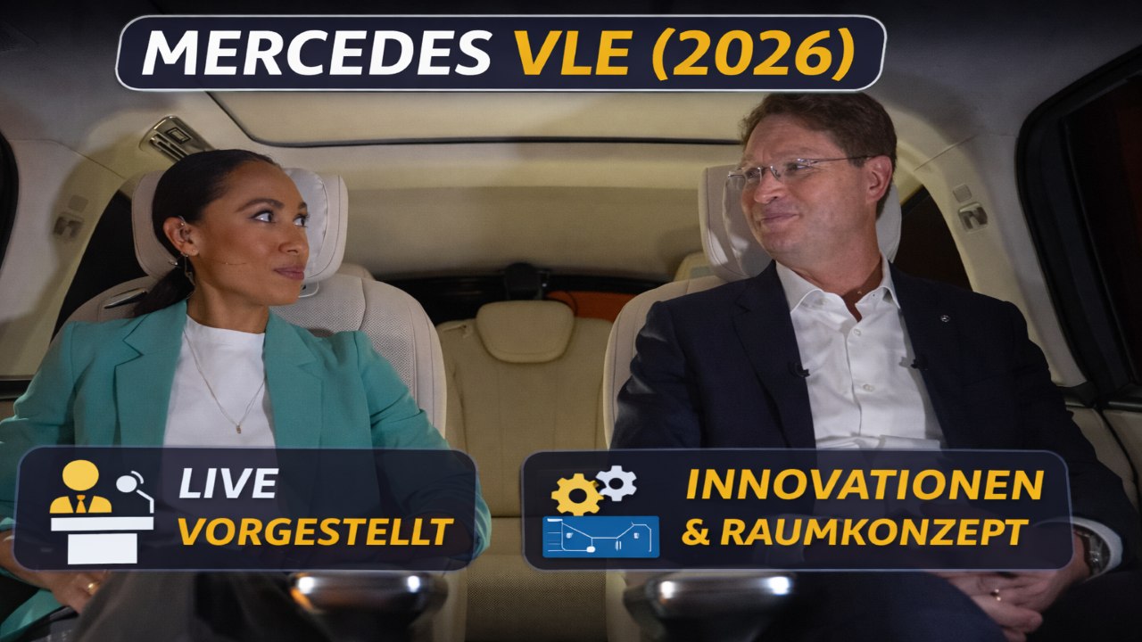 Mercedes VLE (2026) Debüt – Innenraum, Screens & Konzept erklärt
