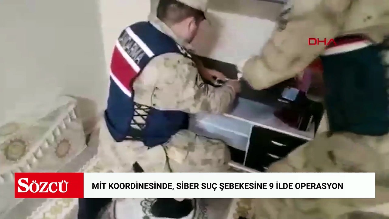 MİT koordinesinde, siber suç şebekesine 9 ilde eş zamanlı operasyon