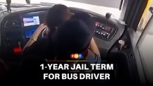 1-year jail term for bus driver in viral video, 6 months for girlfriend