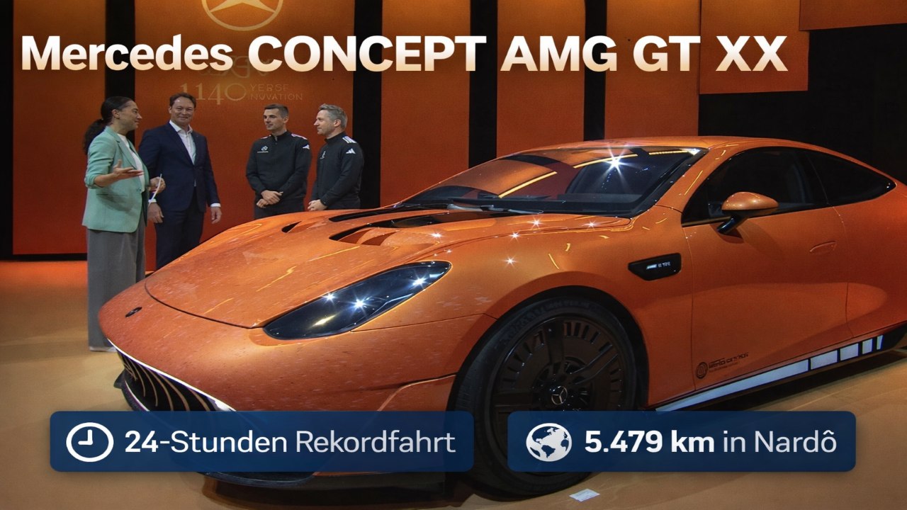 Mercedes CONCEPT AMG GT XX: 24h-Test mit Källenius & AMG
