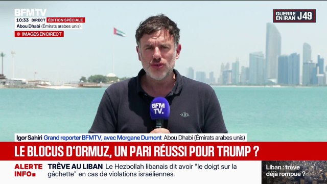 Guerre au Moyen-Orient: l'armée américaine dit que le blocus des ports iraniens fonctionne