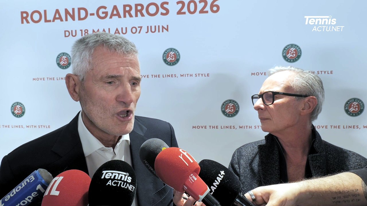 Roland-Garros 2026 - Gilles Moretton, le président de la FFT... après la conférence de presse et en attendant Roland-Garros 2026