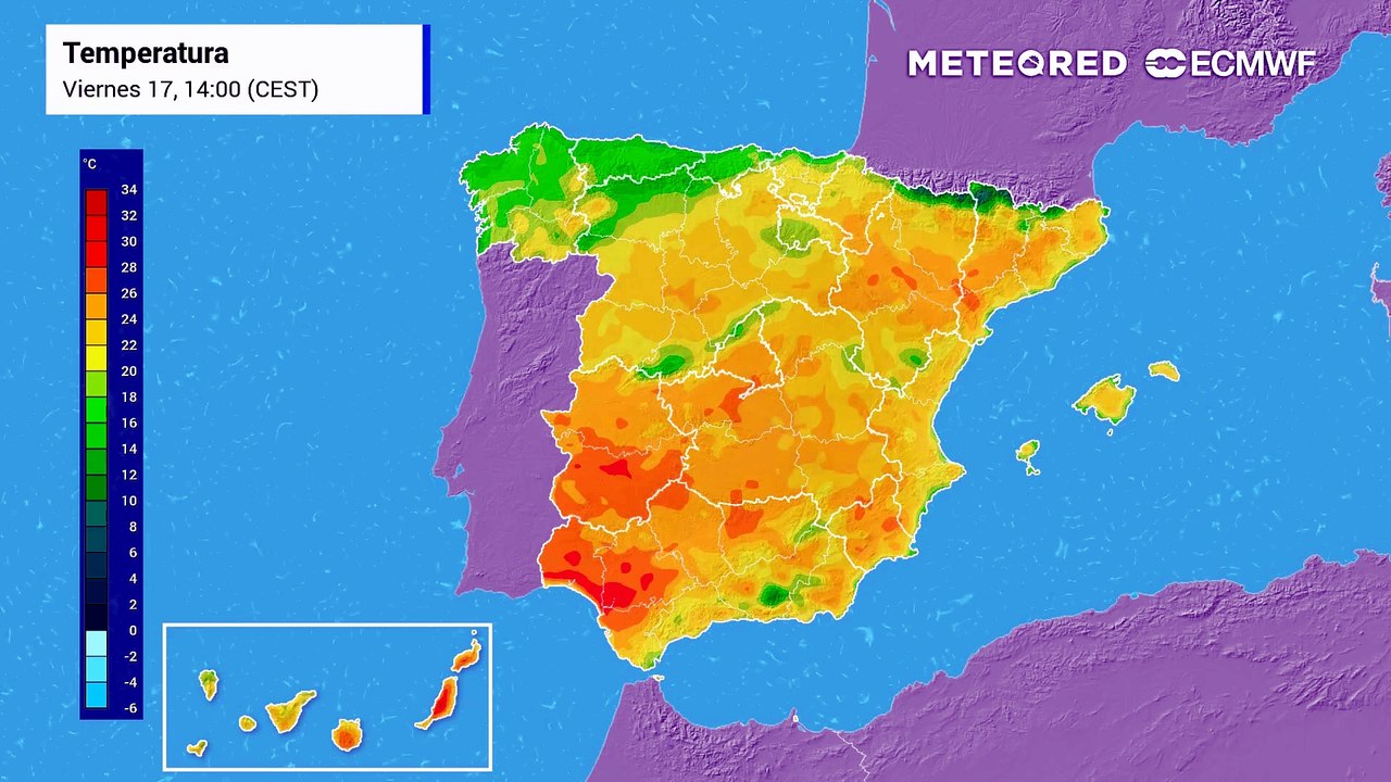 Las temperaturas bajarán en el extremo norte