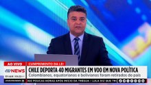 Chile realiza primeiro voo e deporta 40 migrantes irregulares