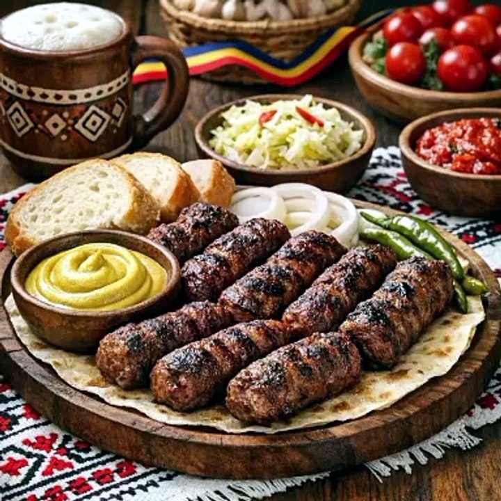 My Mihaela Pleșca Mustard Recipe With Traditional Romanian Food: 'Mici'